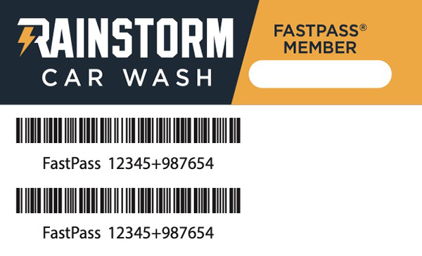 FAST PASS Rainstorm Car Wash